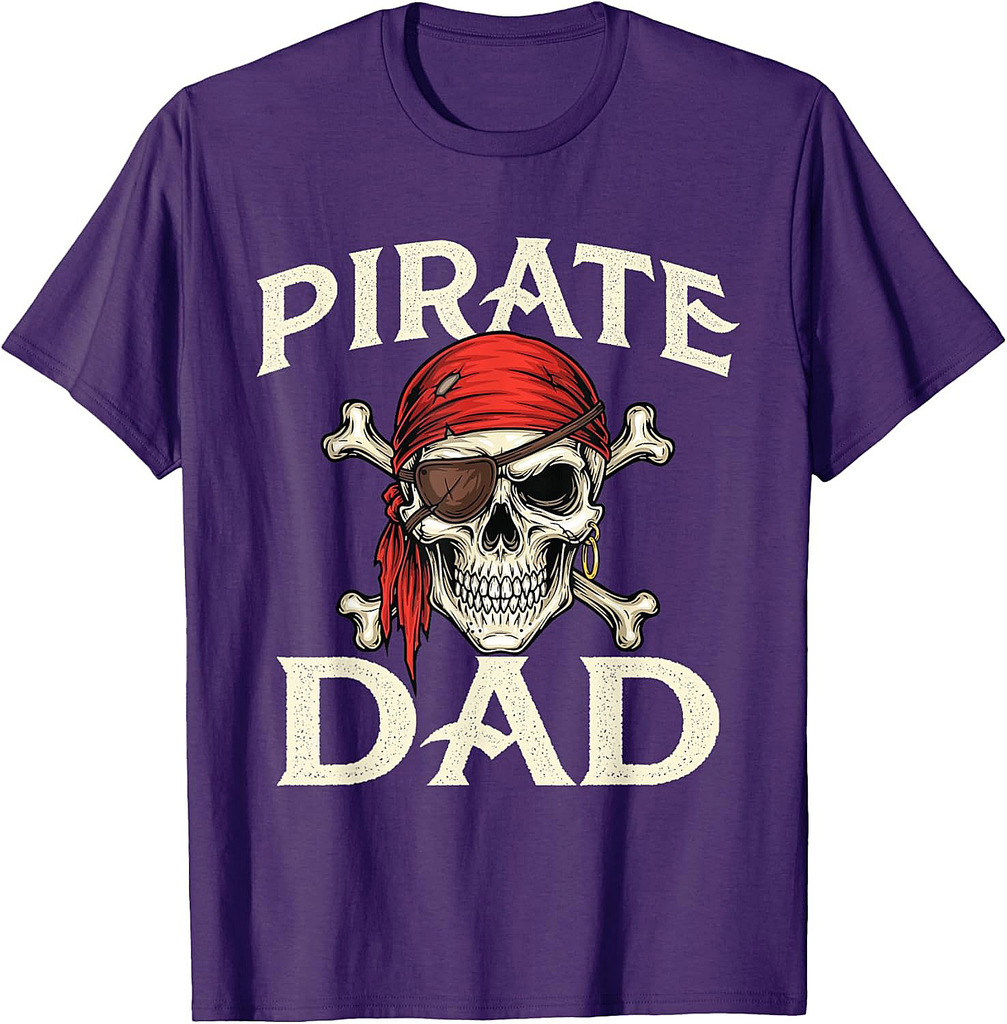 Pirate Dad  Buccaneer Freebooter Pirate Father T-Shirt