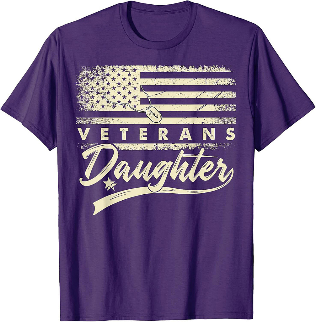 I'm Not Just a Daddy's Little Girl I'm a Veteran's Daughter T-Shirt