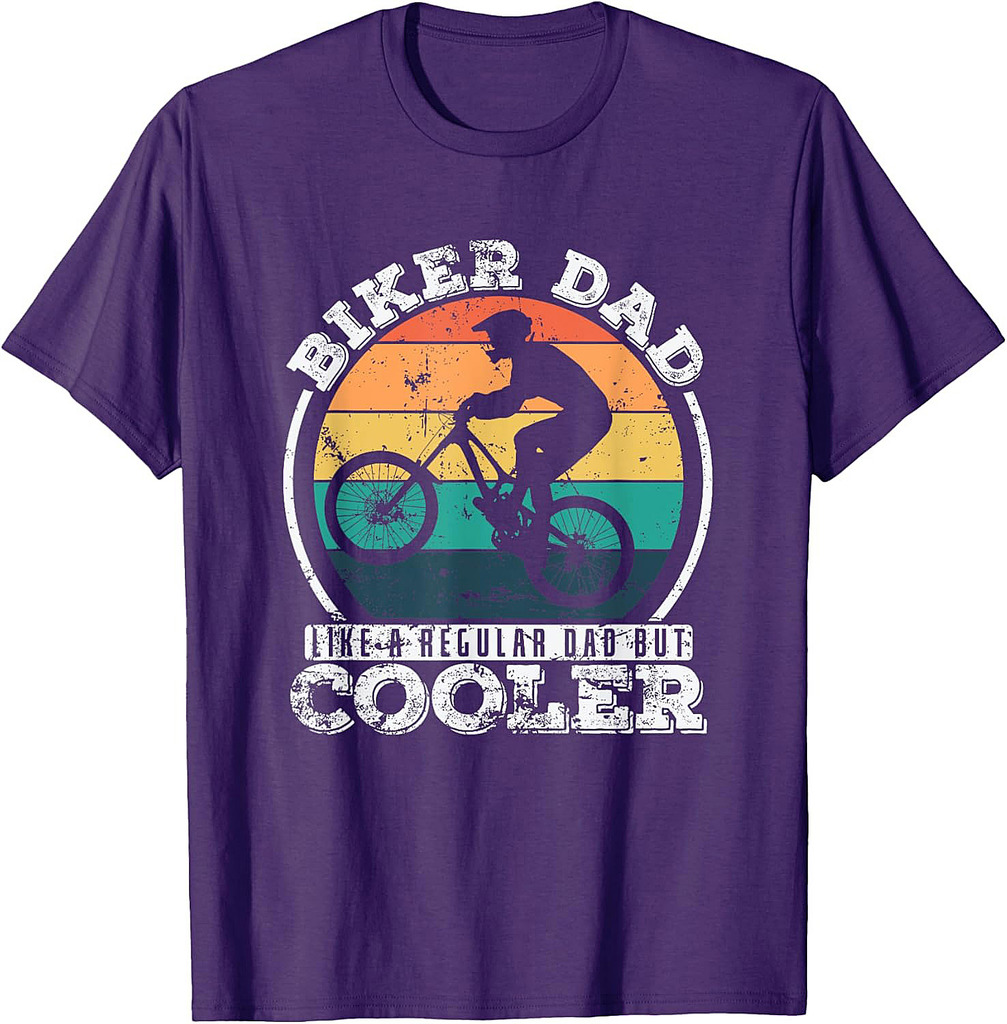 Biker Dad Like A Regular Dad But Cooler Father's Day T-Shirt
