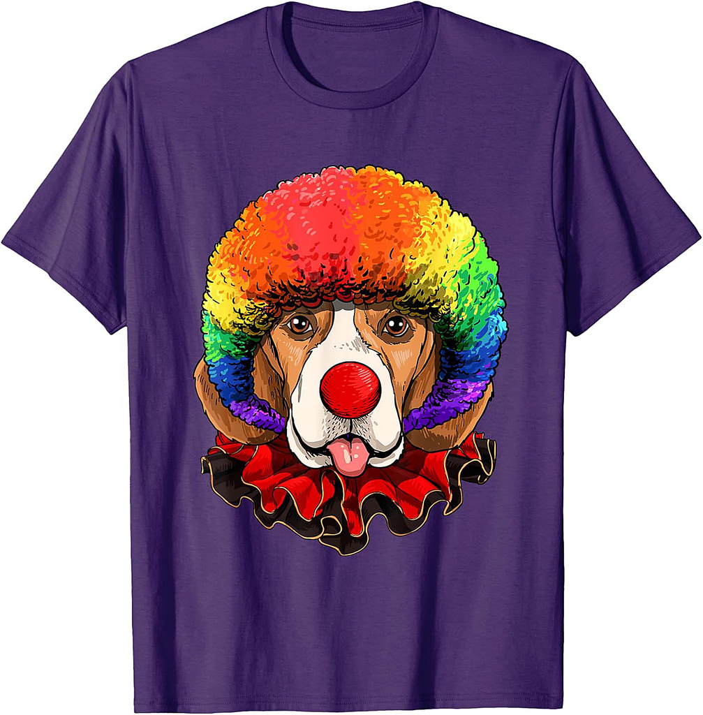 Beagle Clown Beagle Dog Circus T-Shirt