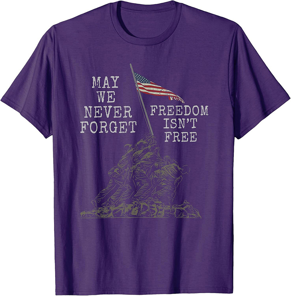 US Flag Patriot Soldier American Army 4th Of July Veteran T-Shirt