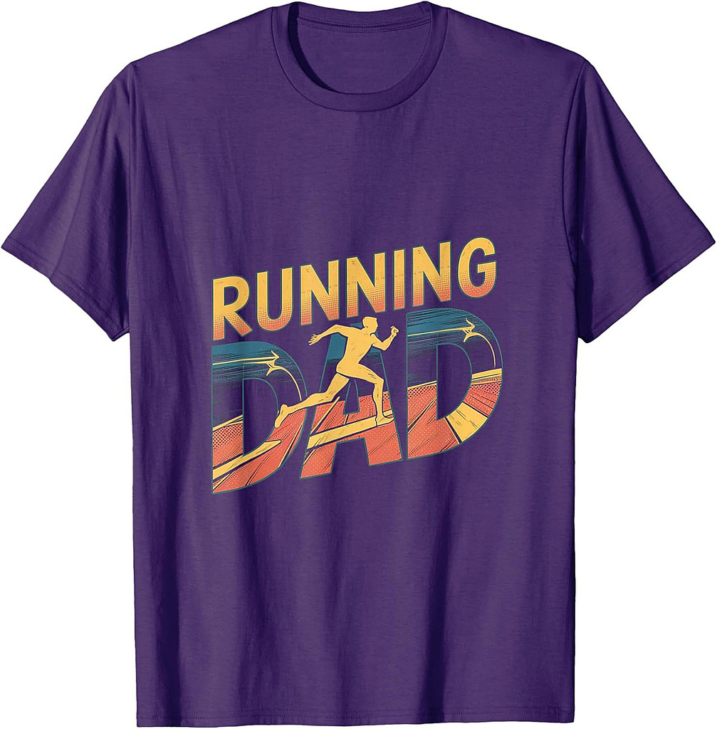 Running Dad Funny Marathon Runner Father T-Shirt