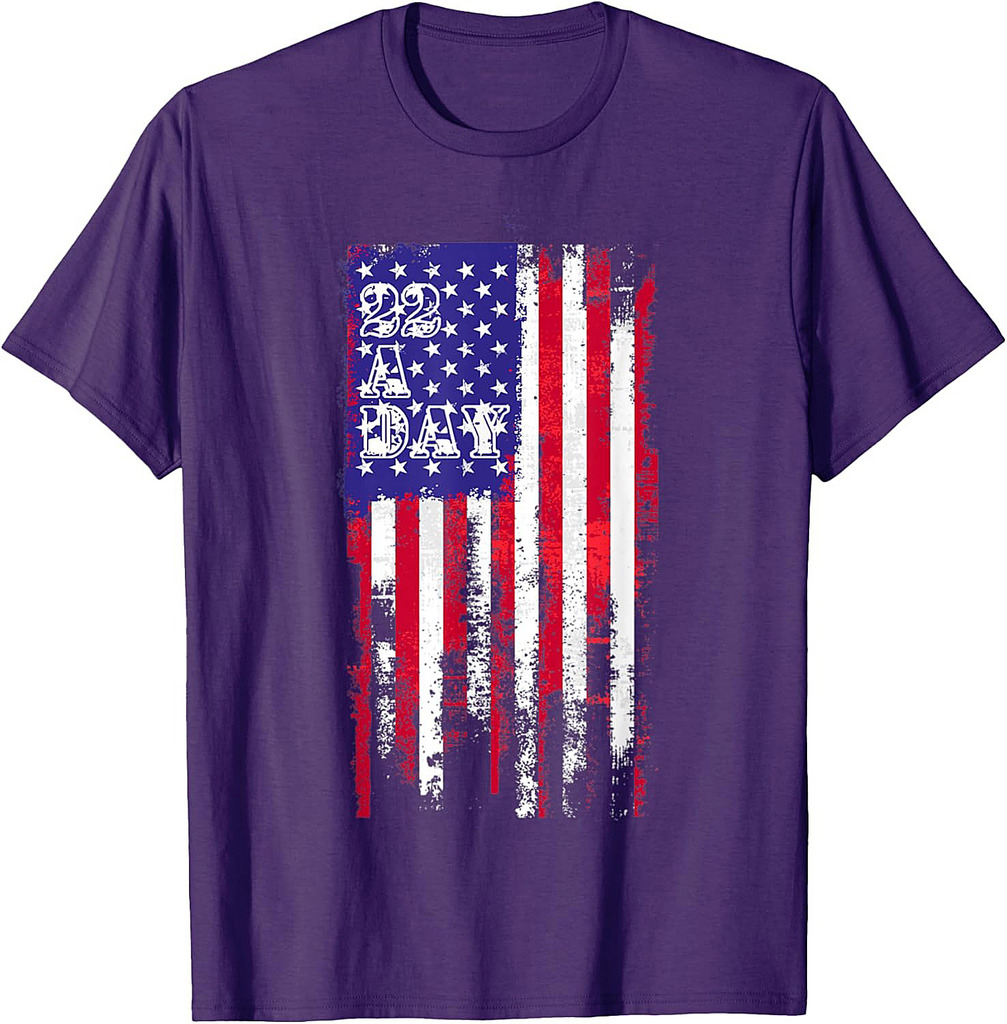 22 A Day Is 22 Too Many Veteran Lives Matter Help Veterans T-Shirt