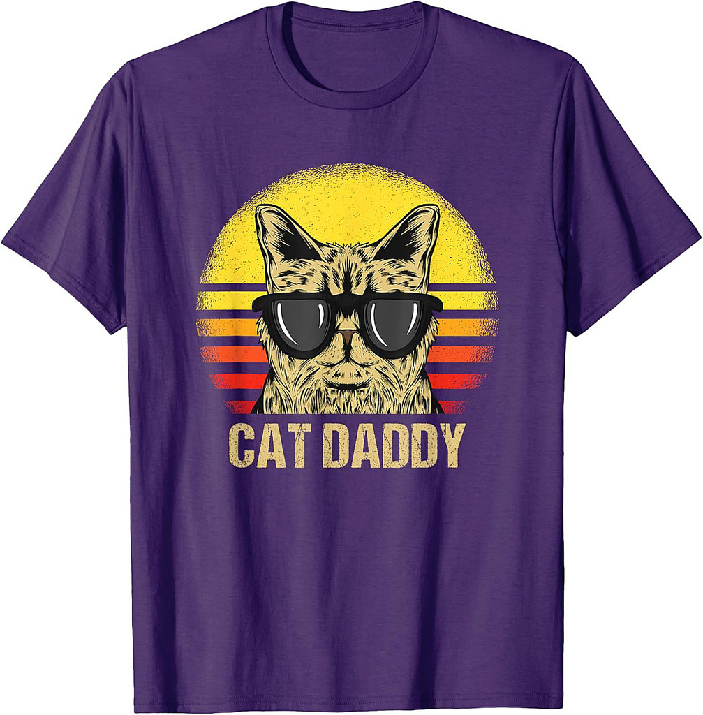Cat Daddy Father's Day Cat Dad T-Shirt