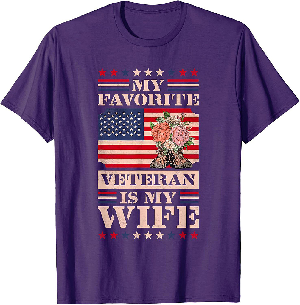 My Favorite Veteran Is My Wife, Veteran's Day T-Shirt