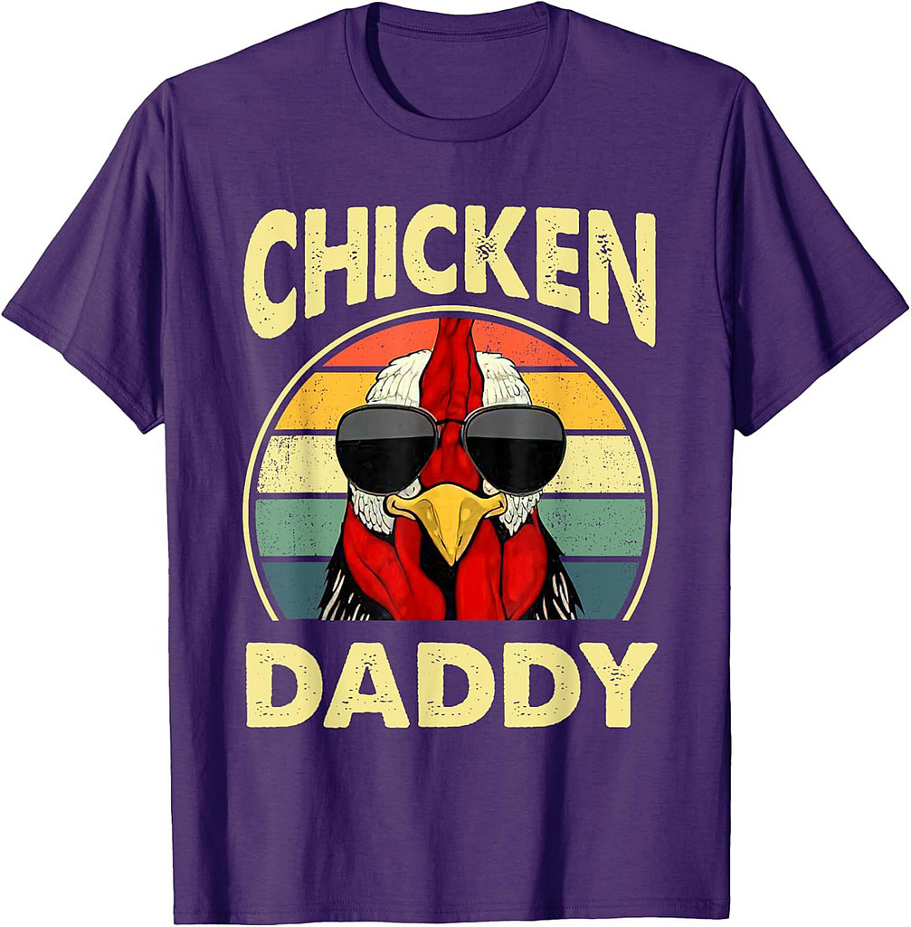 Farmer Dad Chicken Lover Fathers Day T-Shirt