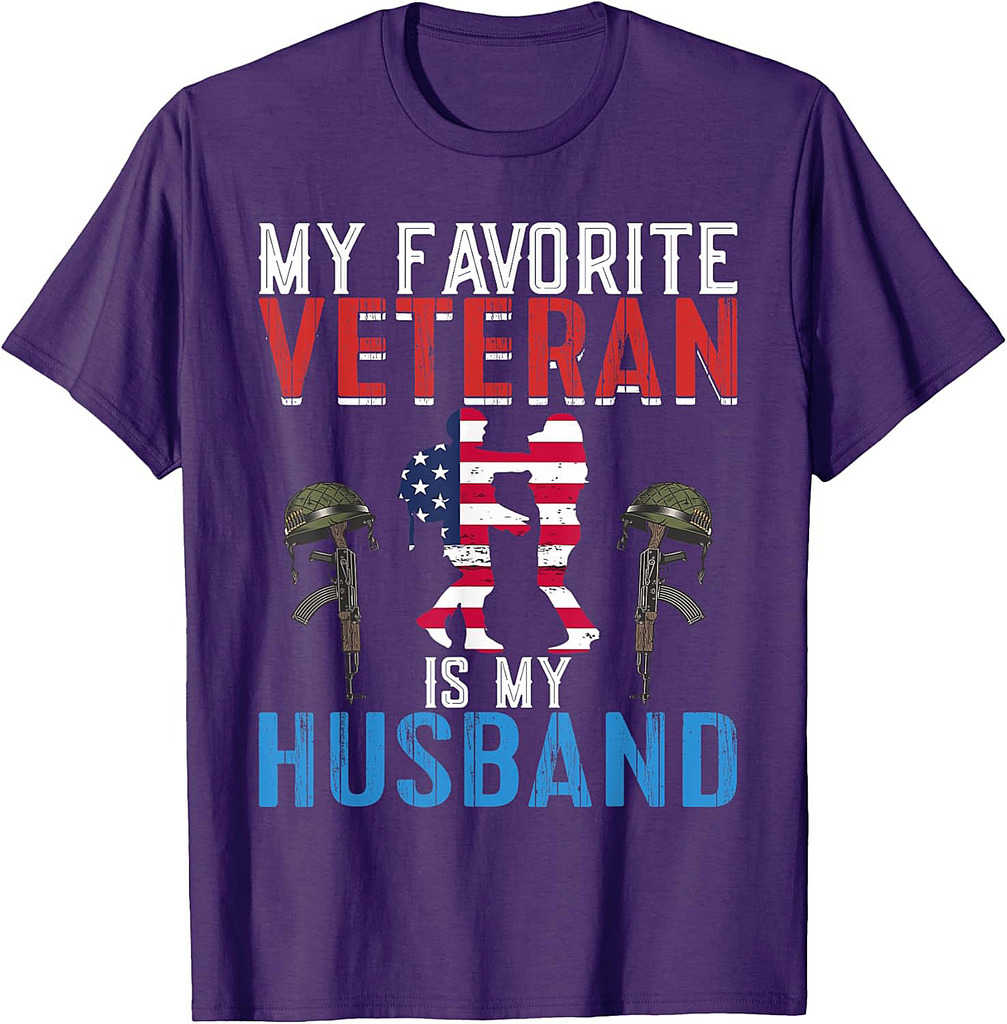 My Favorite Veteran is My Husband T-Shirt