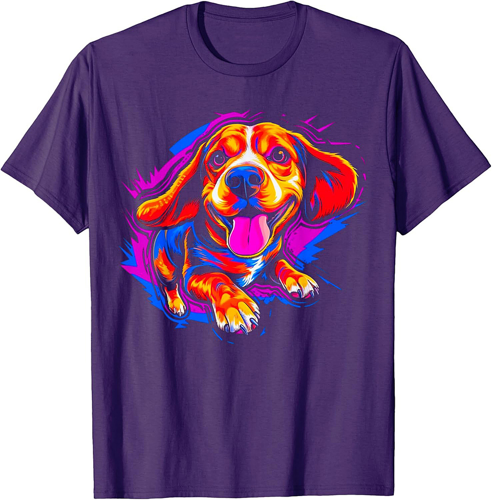 Happy Beagle Dog T-Shirt