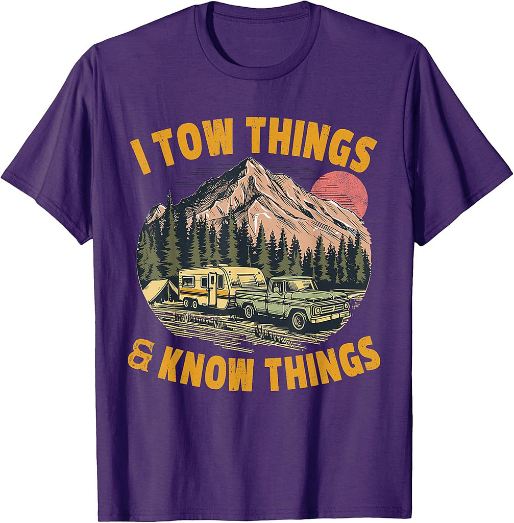 I Tow Things and I know Things Father's Day Vintage T-Shirt