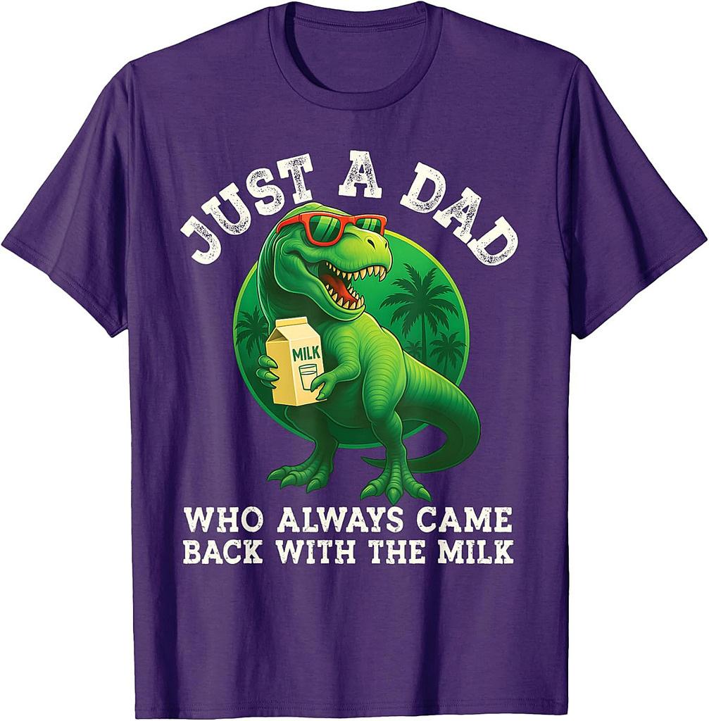 Cute Daddysaurus TRex Dad Dinosaur Daddy Saurus Fathers Day T-Shirt