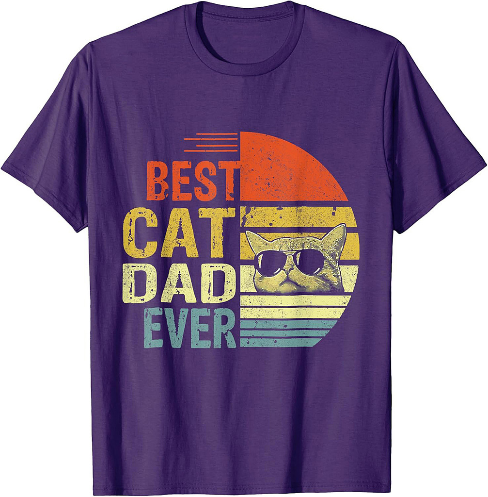 Funny Cat Daddy Father Day T-Shirt
