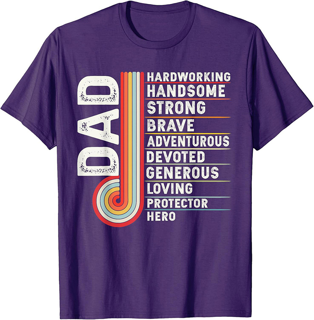 Vintage Funny Definition of Dad Retro Meme Joke Father's Day T-Shirt