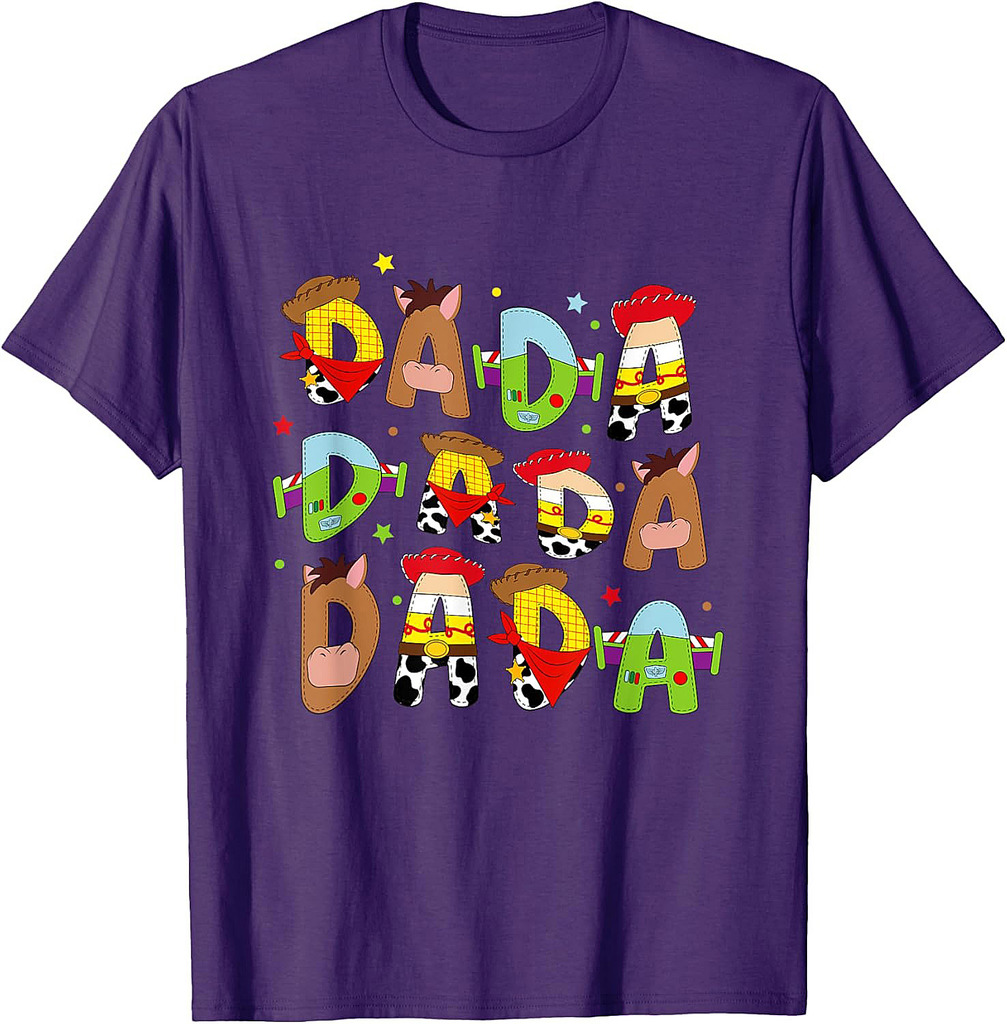Funny Story Dada Toy Boy Dad Fathers Day Tee T-Shirt