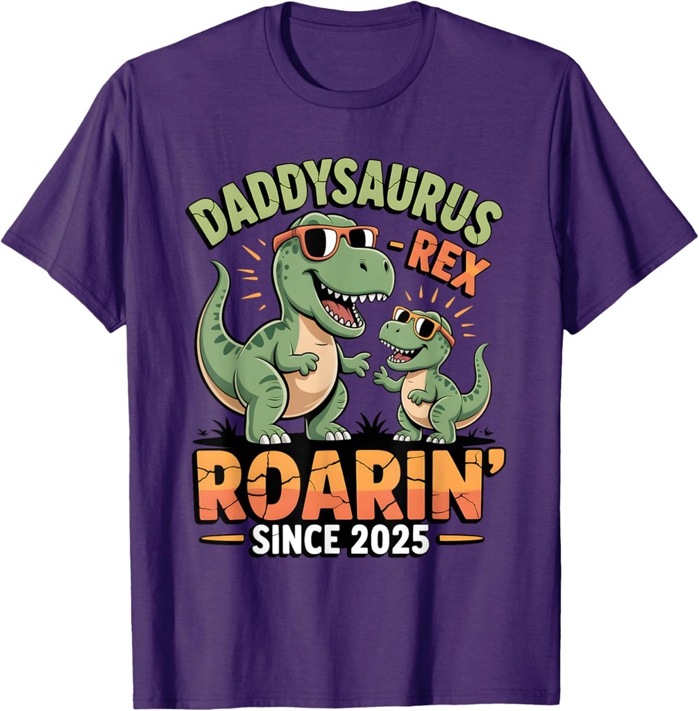 Daddysaurus Rex Funny Dinosaur Father T-Shirt