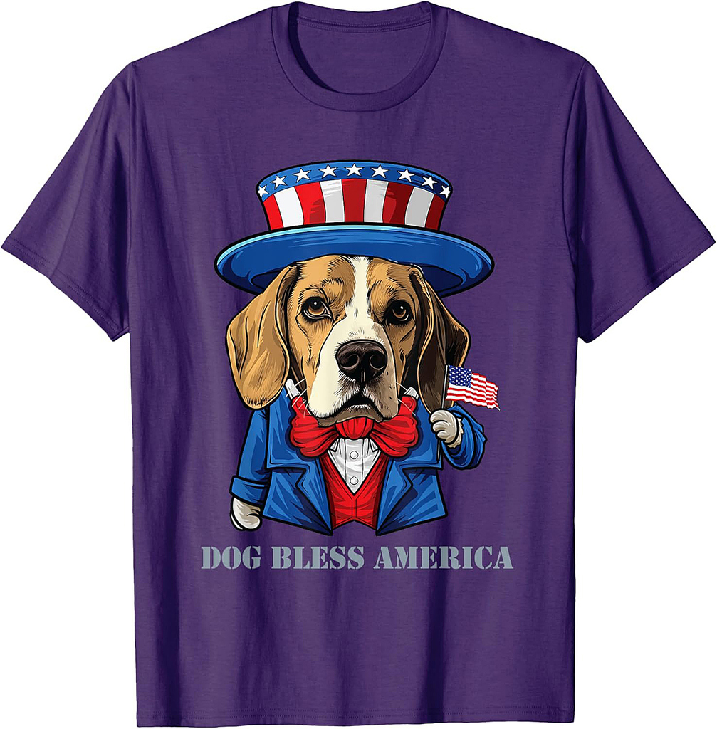 Funny Beagle Dog 4th of July Dog Pun T-Shirt
