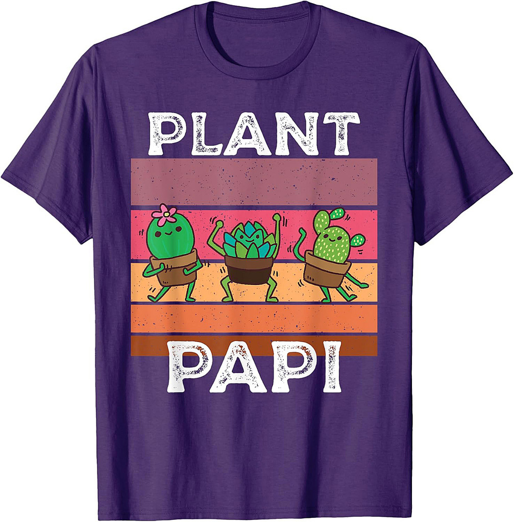 Plant Papi Daddy Father Gardener Gardening Father’s Day T-Shirt