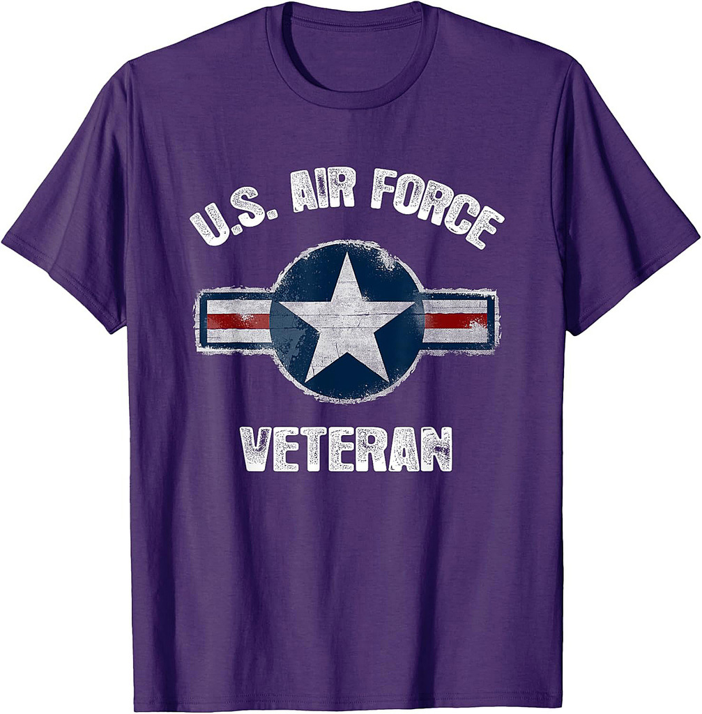 Vintage US Air Force Veteran Tee  Vintage USAF Veteran T-Shirt