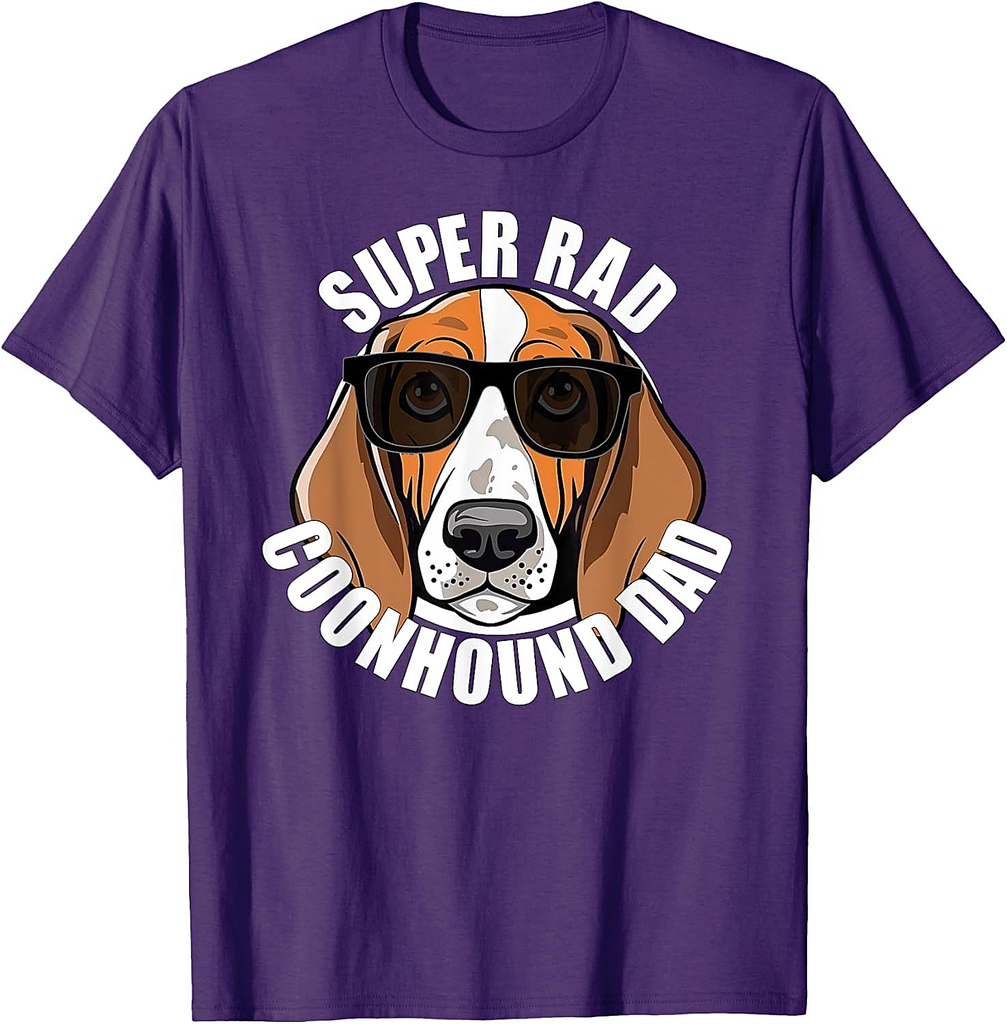 Coonhound Dad Funny Father’s Day American English Coonhound T-Shirt