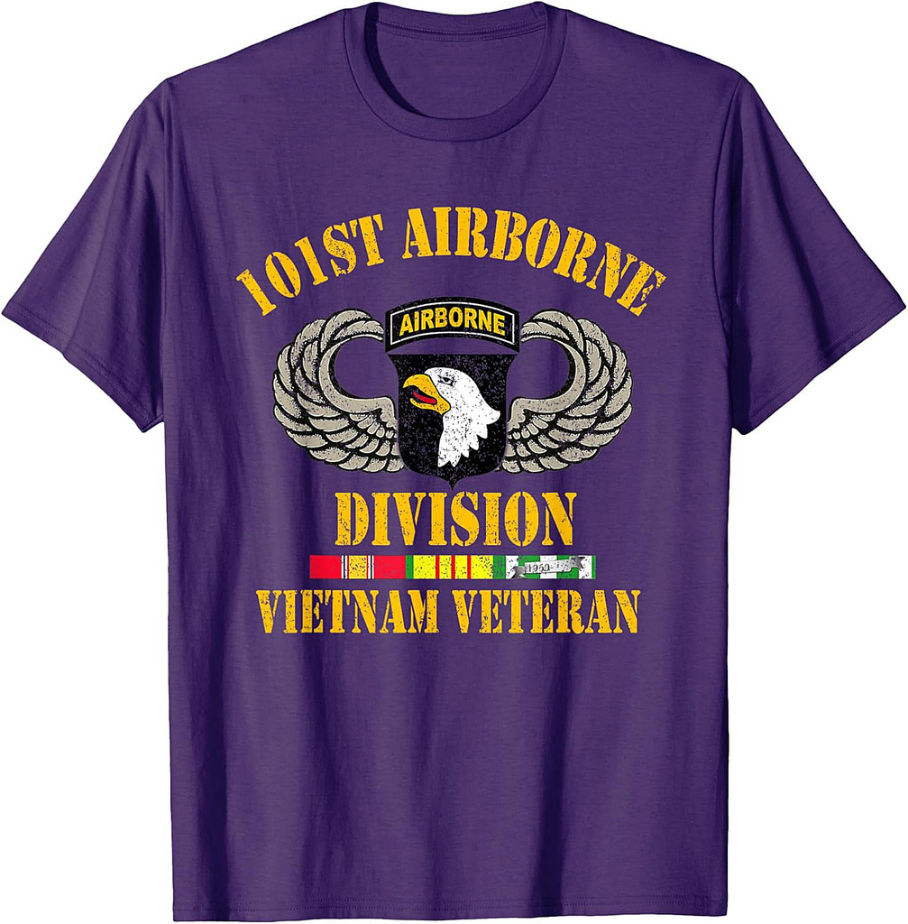 101st Airborne Division Vietnam Veteran Tshirt, Veterans Day T-Shirt