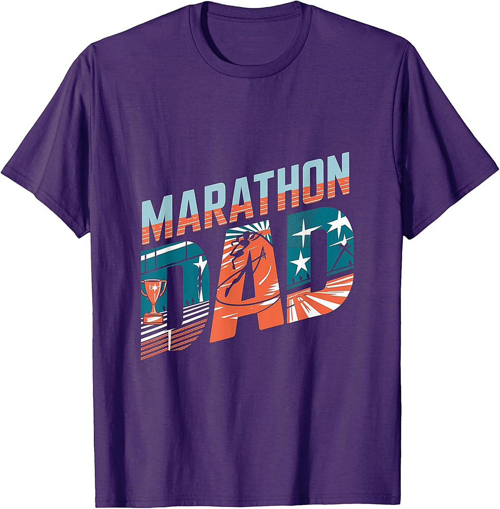 Marathon Dad Running Father T-Shirt
