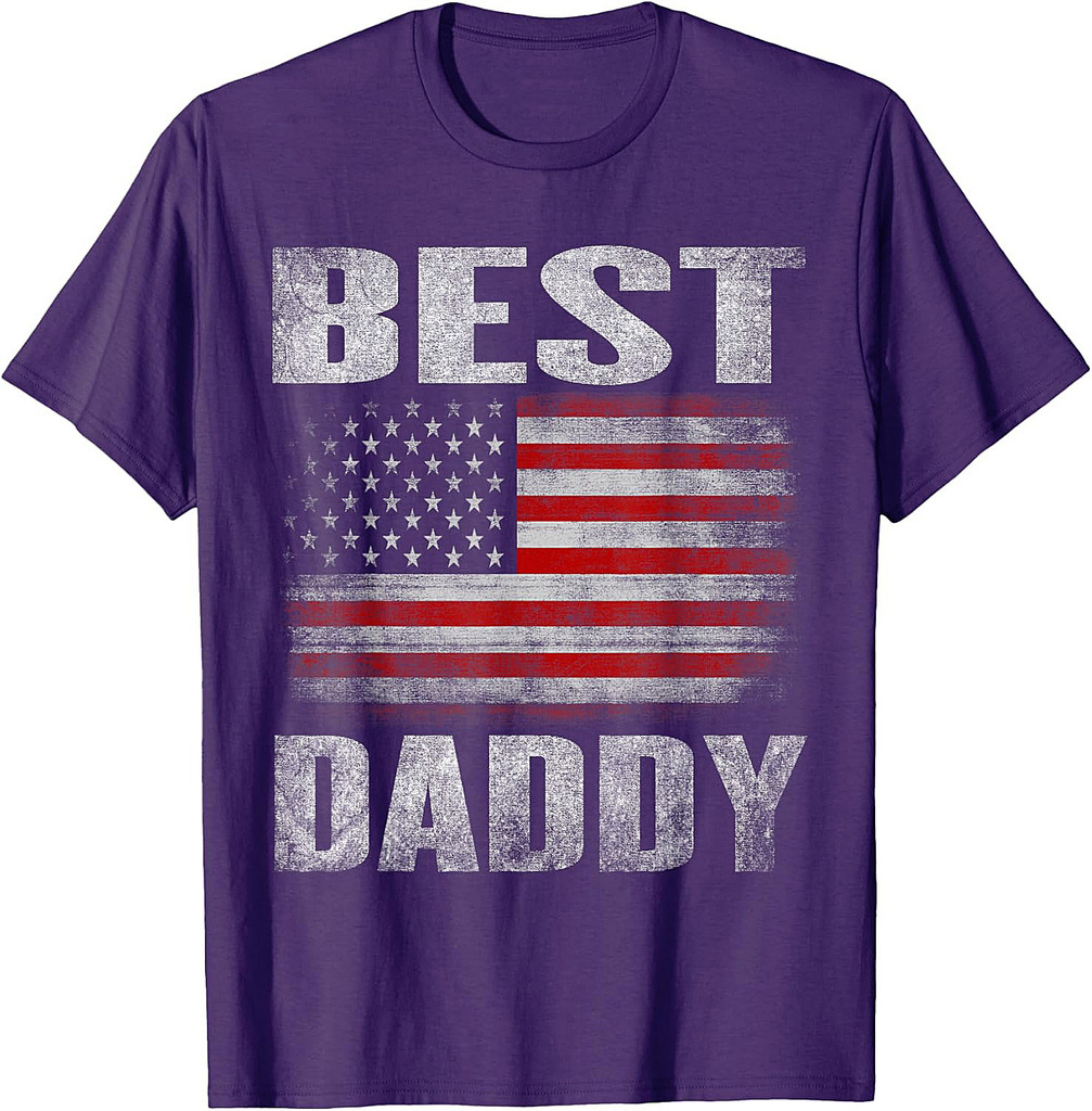 Best Dad Ever for Father's Day Daddy retro Women Men T-Shirt