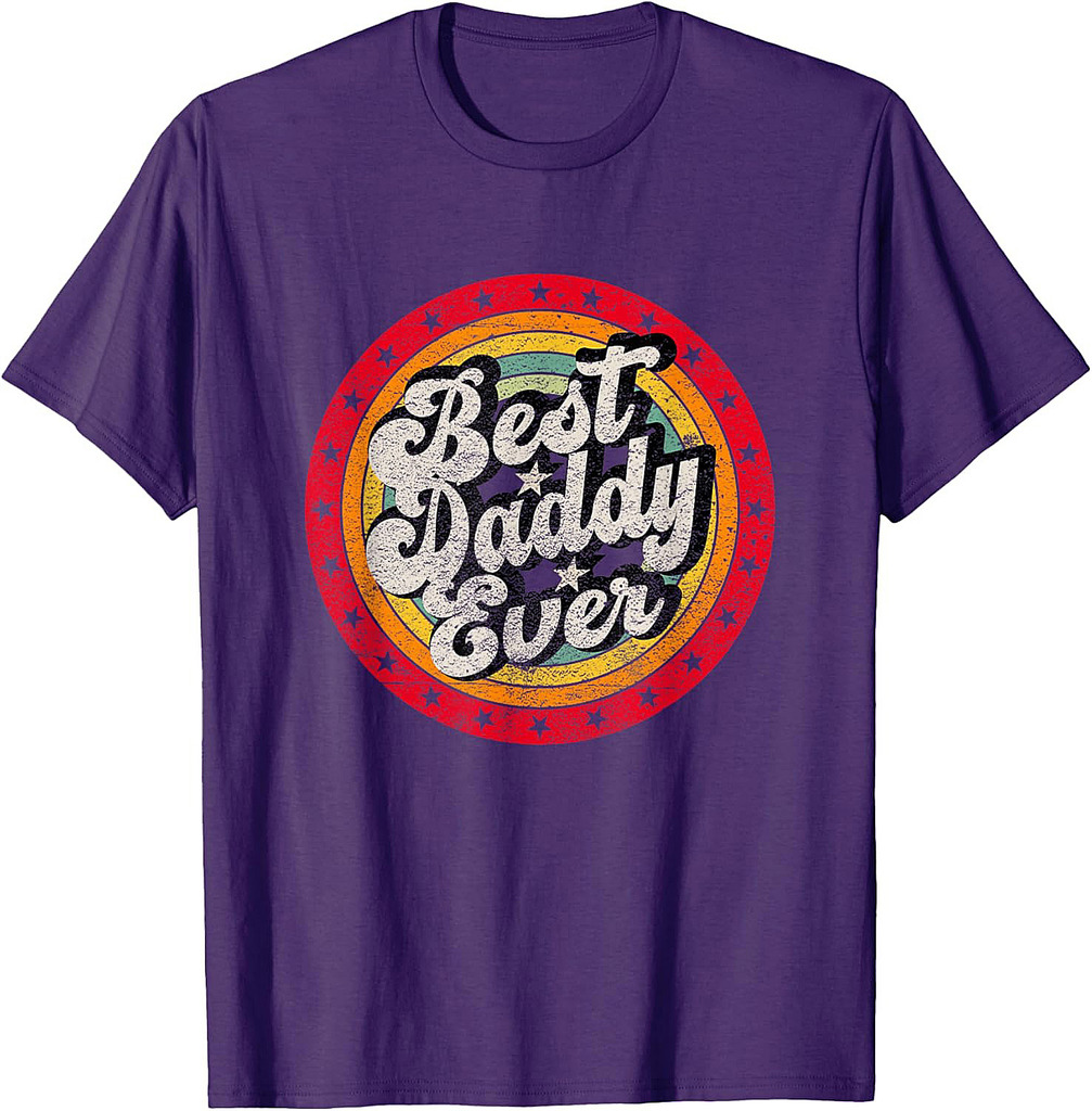 Best Dad Ever for Father's Day Daddy retro T-Shirt