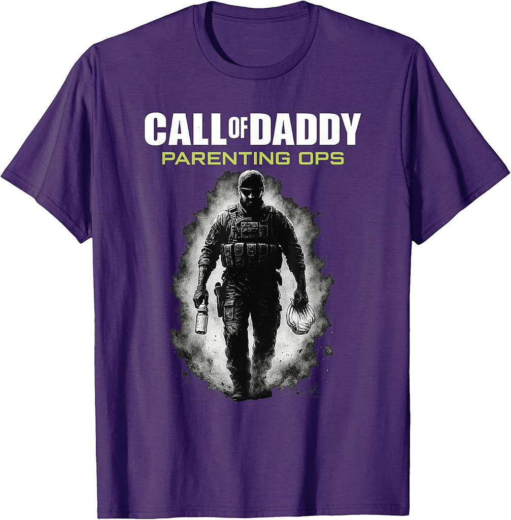Call of Daddy Parenting Ops  Father's Day Great Dad Joke T-Shirt