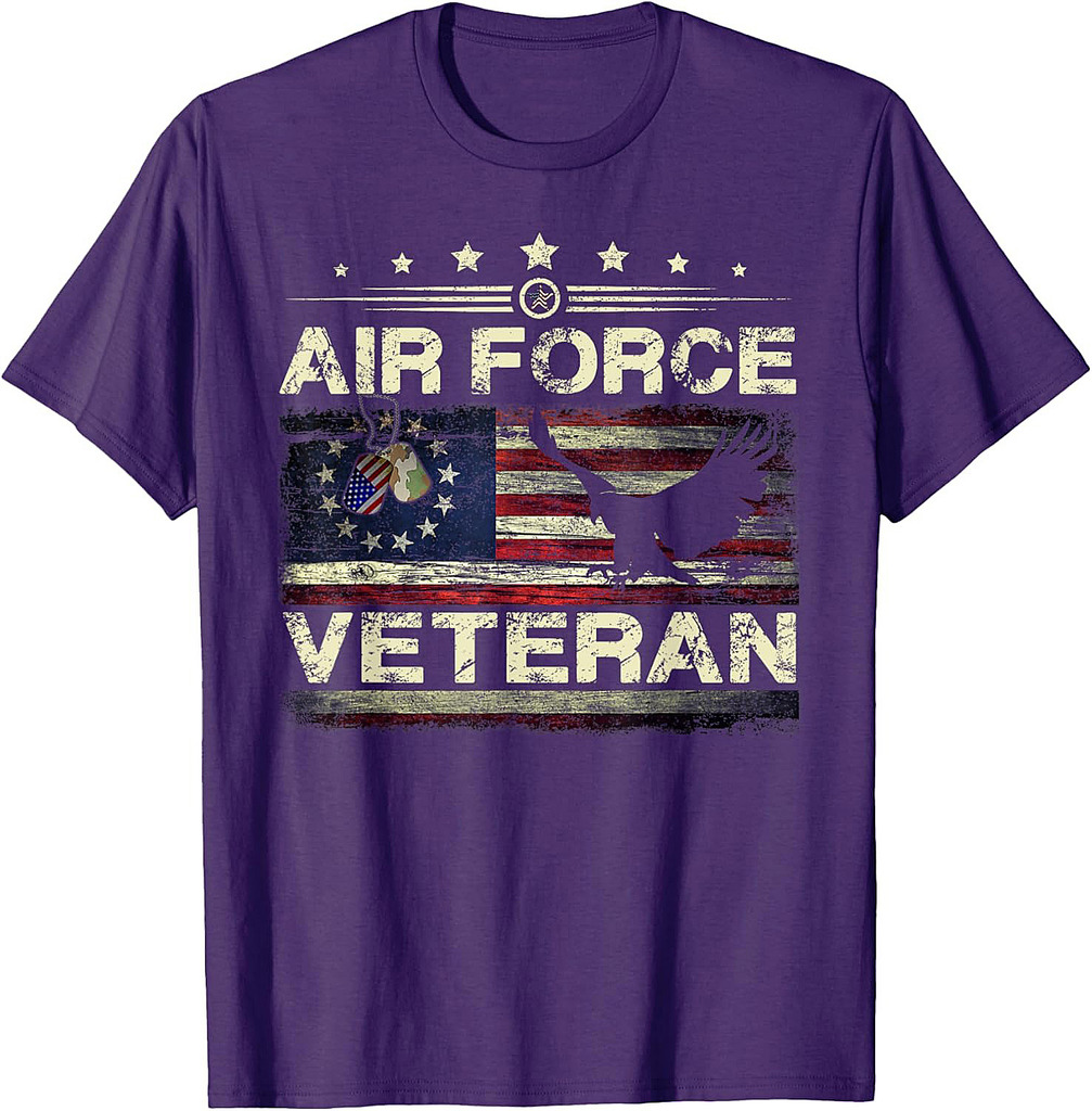 Veteran US Air Force American Betsy Ross Flag T-Shirt