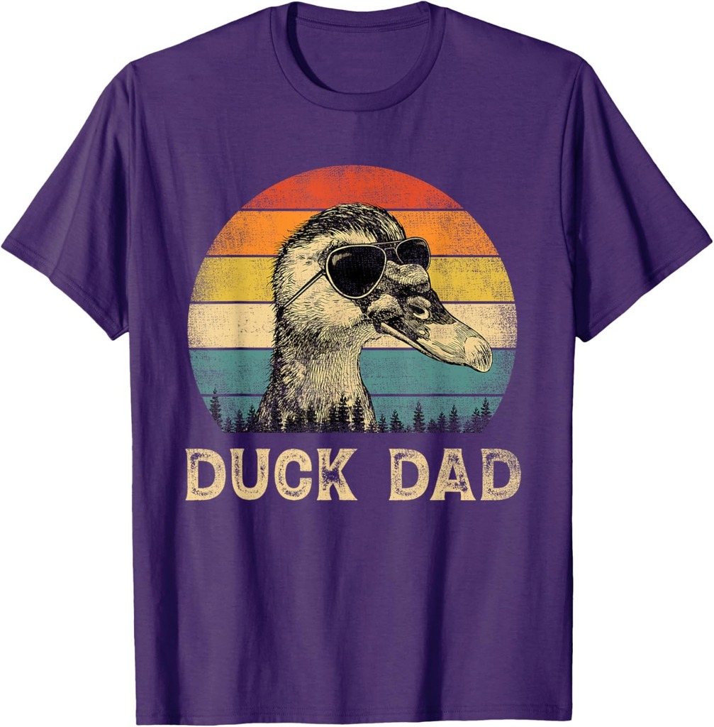Vintage Duck Dad Duck Lovers Daddy Father's Day T-Shirt