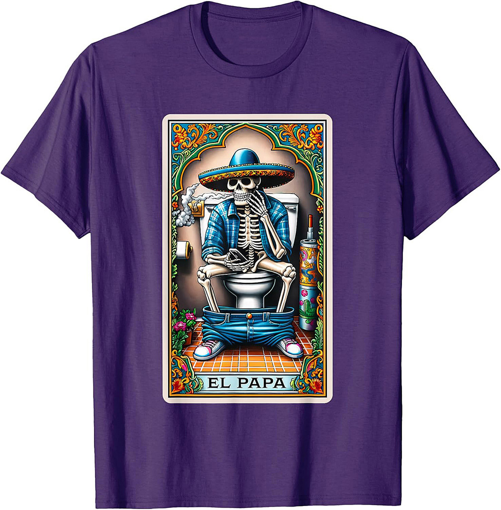 El Papa Latino Tarot Card Spanish Doing Dad Shit Fathers Day T-Shirt