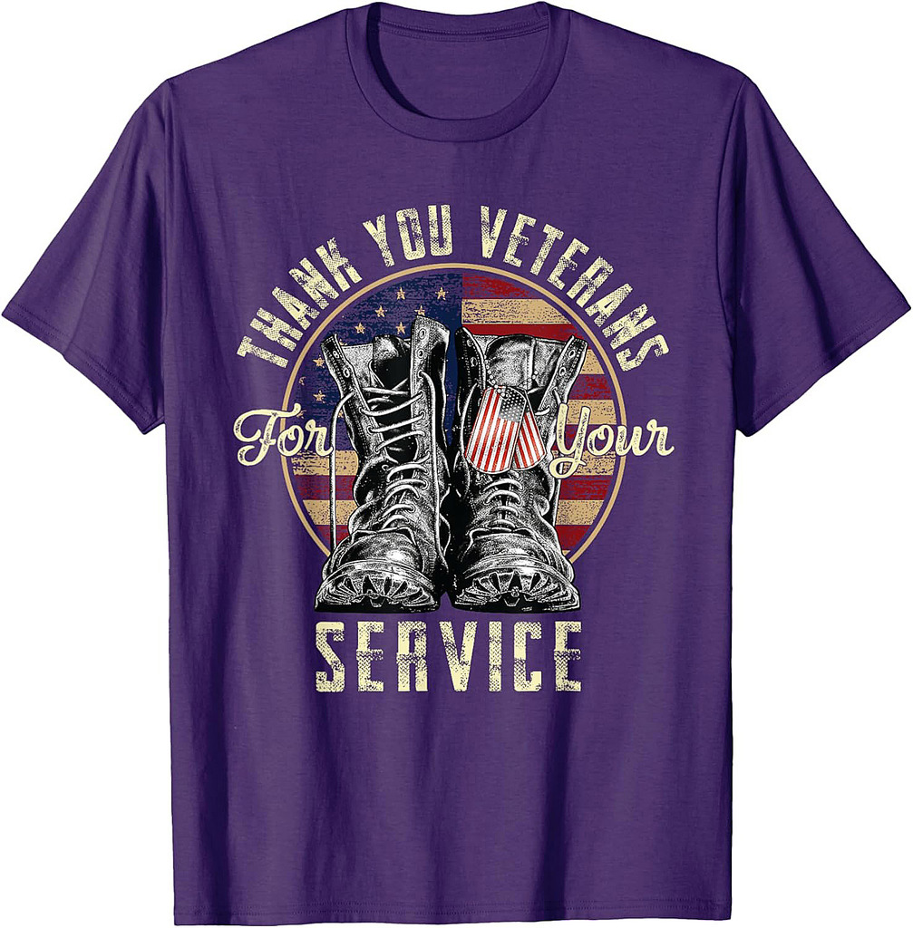 Thank you Veterans For Your Service Veterans Day T-Shirt
