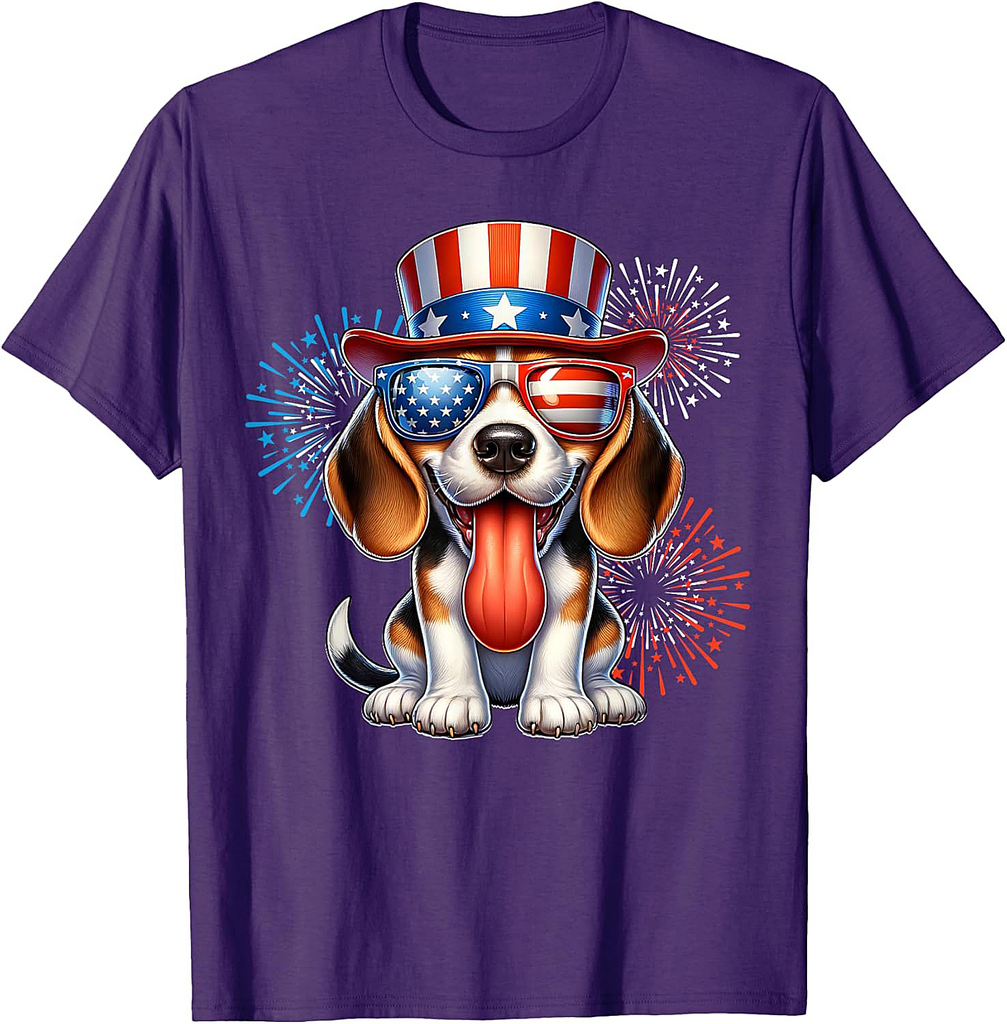Beagle July 4th Of July Beagle Fourth of July T-Shirt