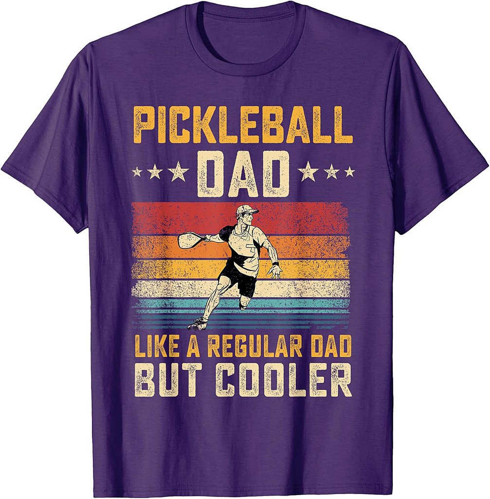 Pickleball Dad Like Regular Dad But Cooler Father's Day T-Shirt