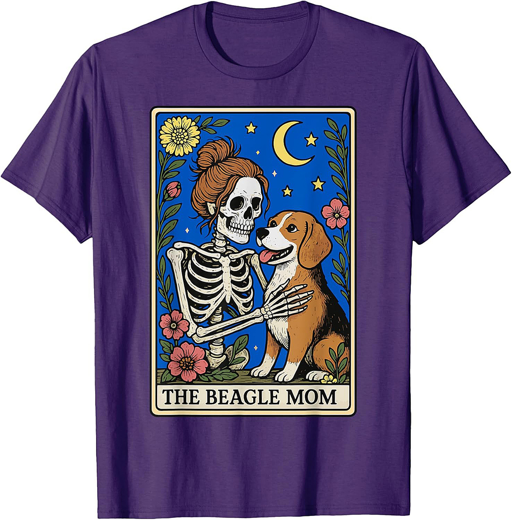 The Beagle Mom Tarot Card T-Shirt