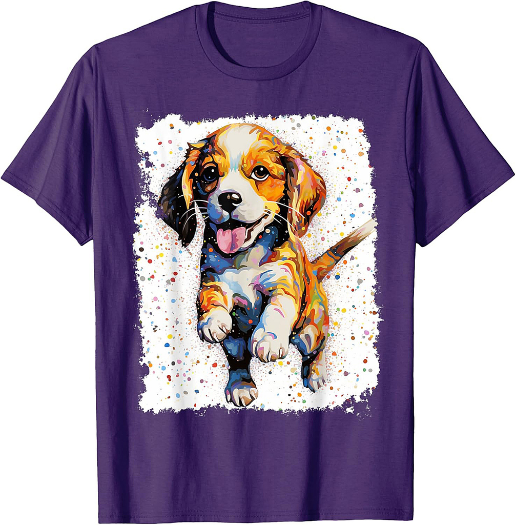 Pop Art Dog Funny Beagle T-Shirt
