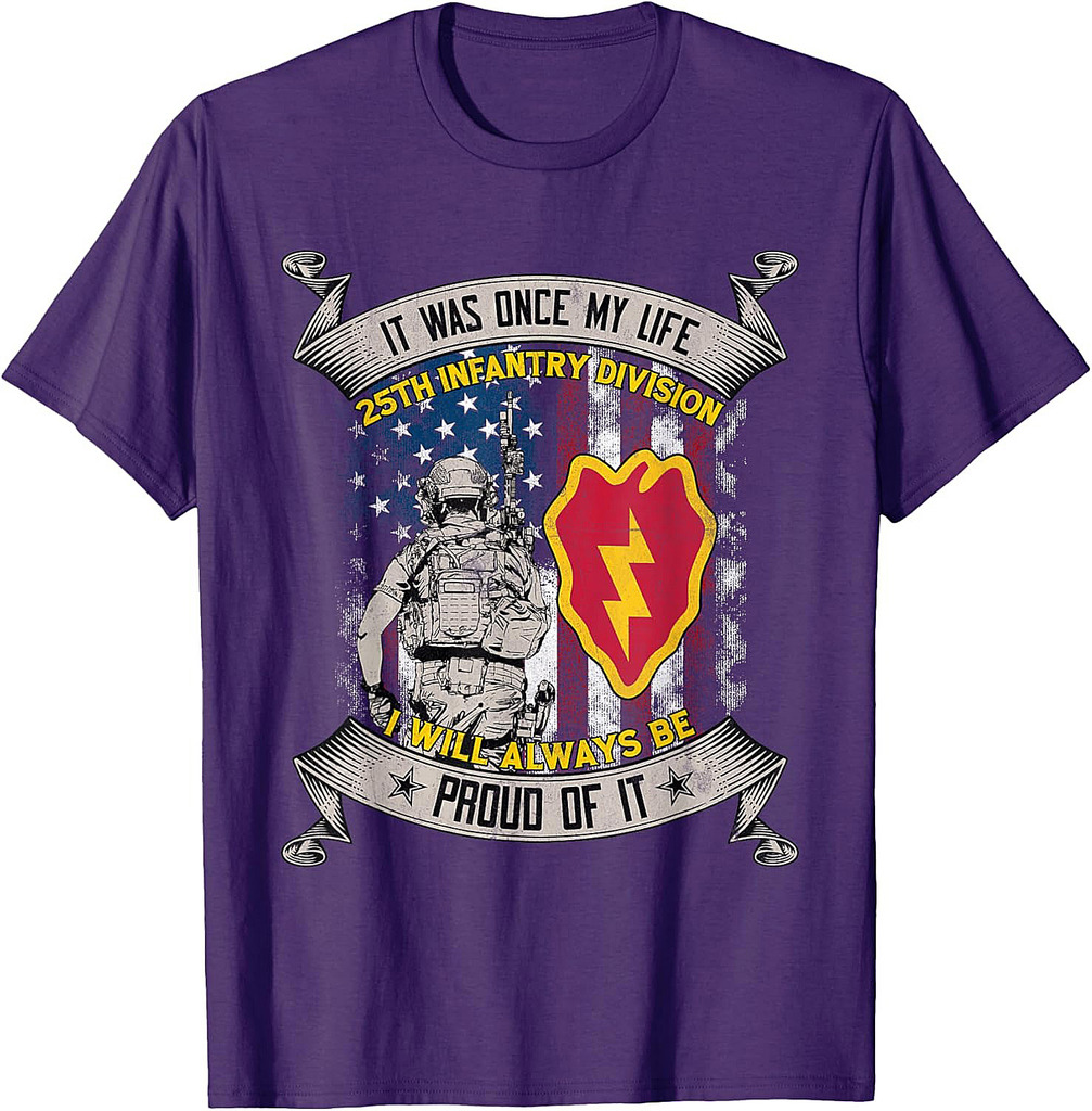 25th Infantry Division Veteran Schofield Barracks Hawaii Tee T-Shirt