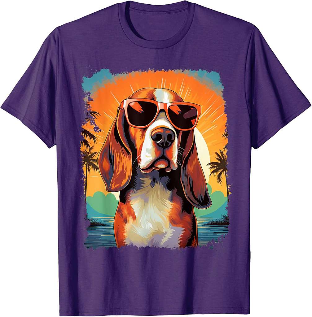 Beagle Hawaiian T-Shirt