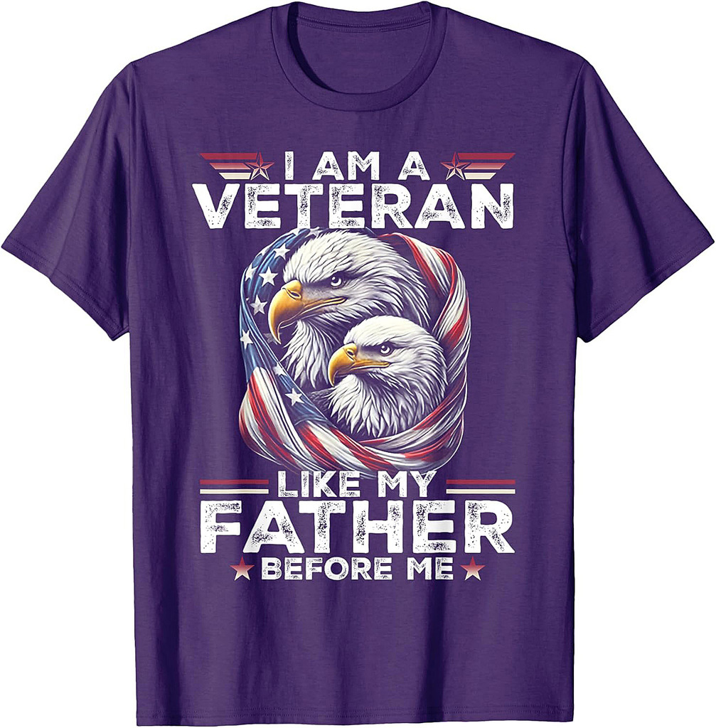 I Am A Veteran Like My Father Before Me T-Shirt