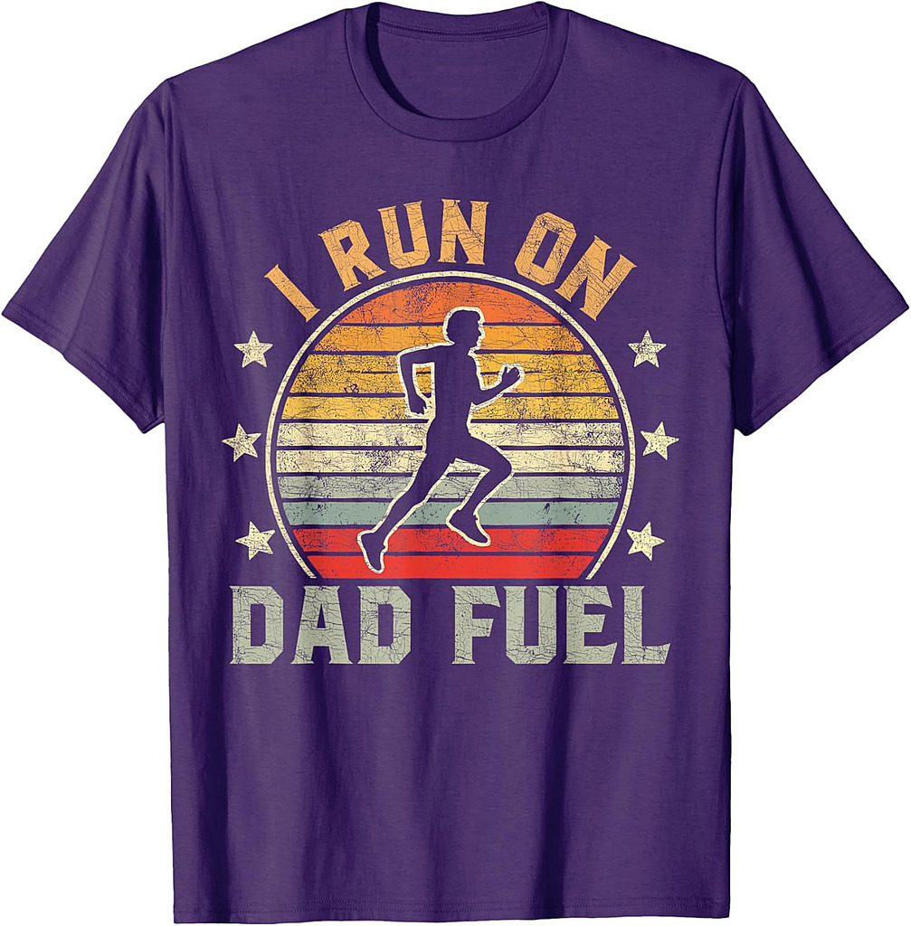 Funny Runner Dad, Running Dad I Run On Dad Fuel T-Shirt
