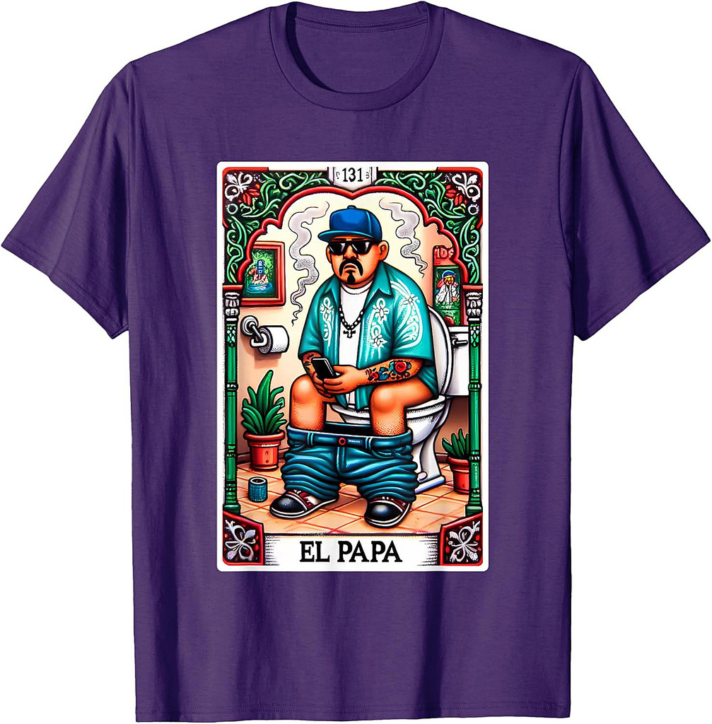 El Papa Latino Tarot Card Spanish Doing Dad Shit Fathers Day T-Shirt