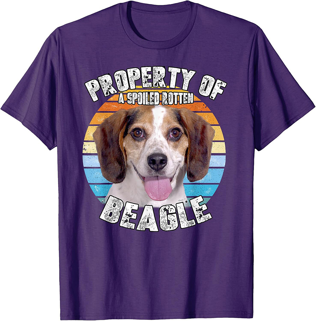 Beagle Retro Property Of T-Shirt