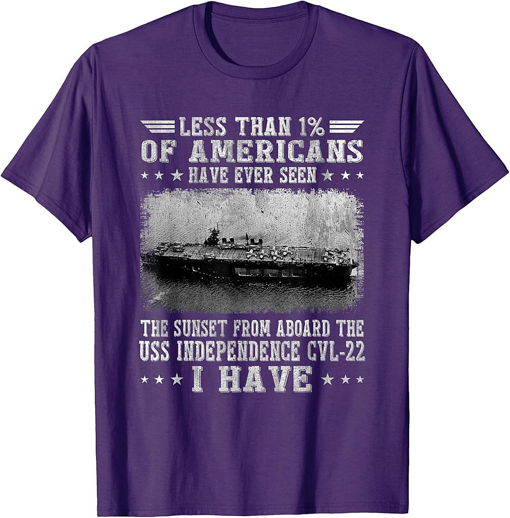 USS Independence CVL-22 Aircraft Carrier Sailor Veterans Day T-Shirt