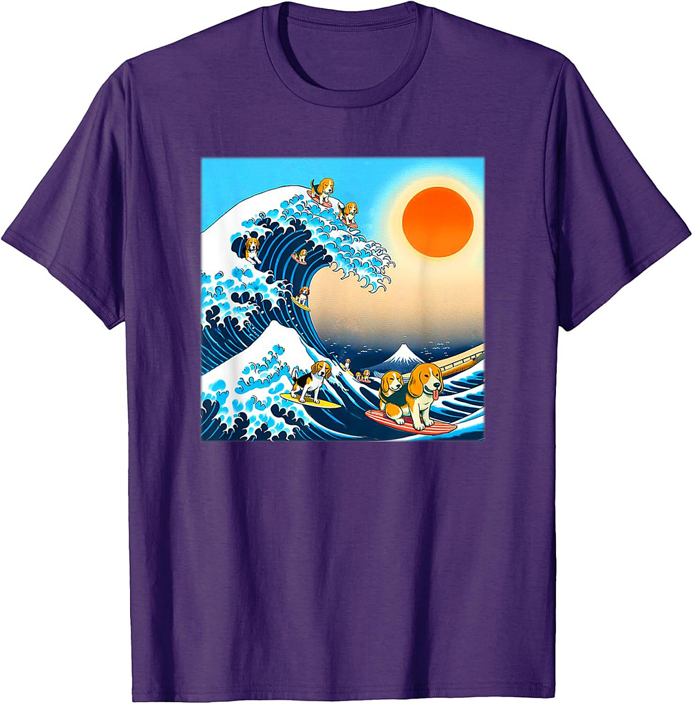 Funny T-Shirt, Beagle, Dog, Dog, Puppy, Men's, Dog Lovers, Goods, Cute, Funny, Outfit, Gift, Sea T-Shirt