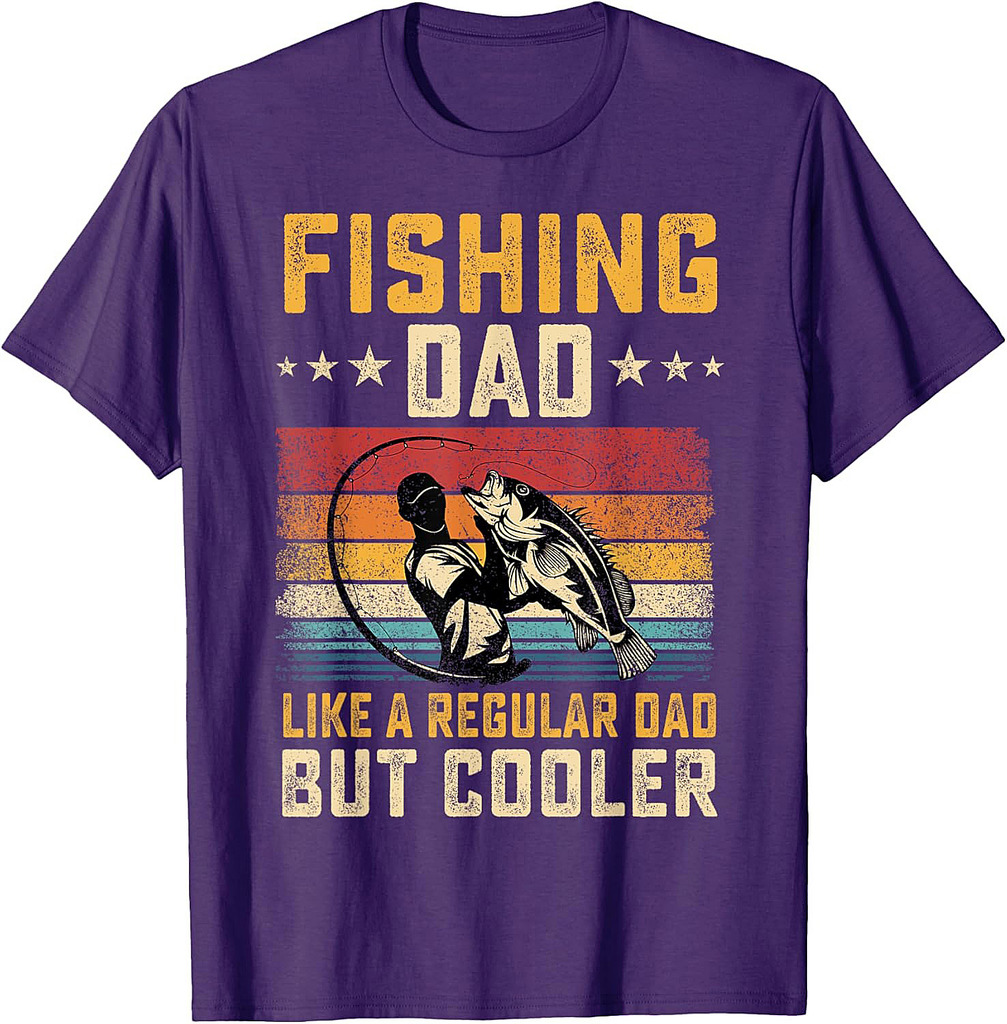 Fishing Dad Like Regular Dad But Cooler Father's Day T-Shirt