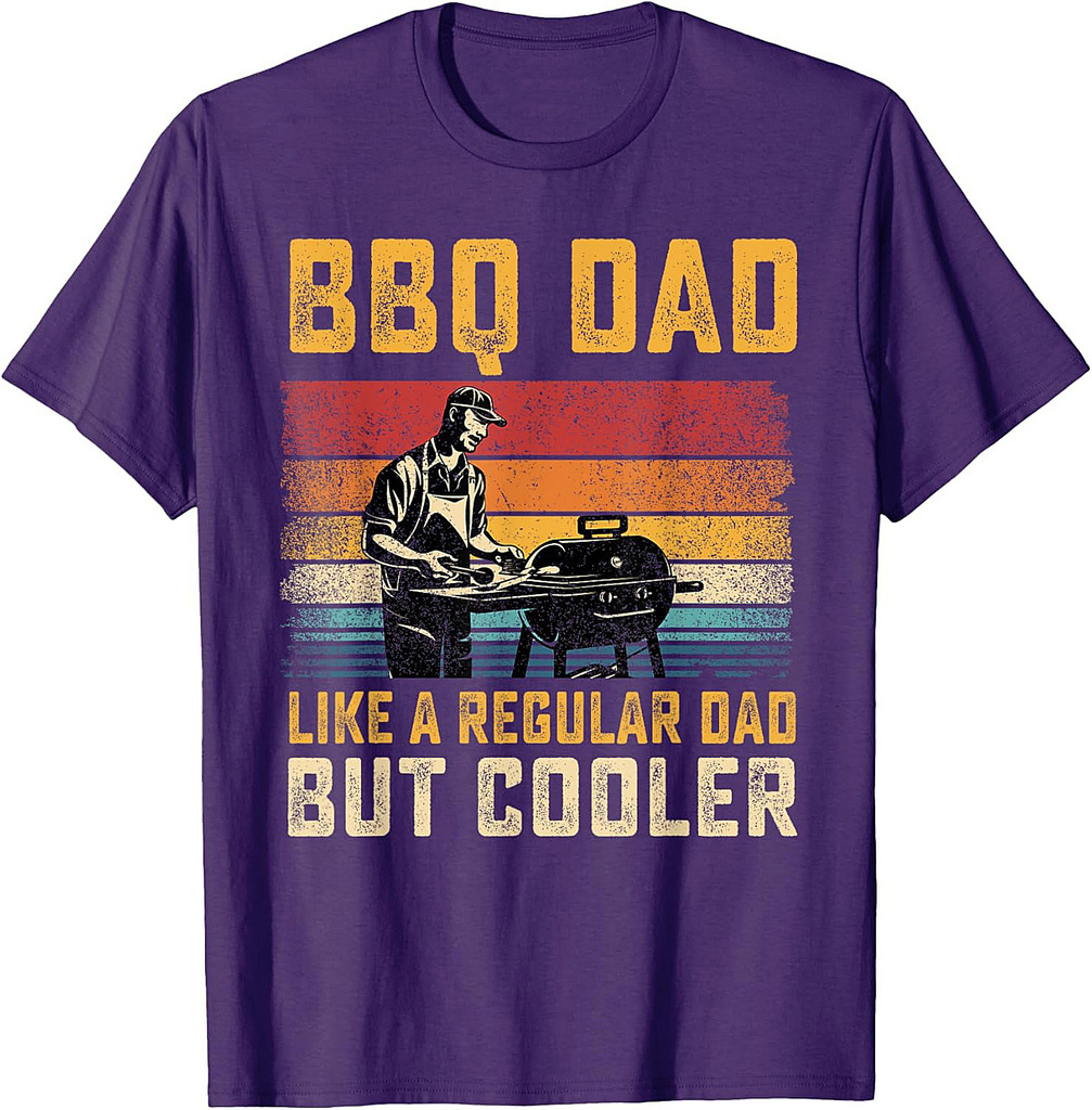BBQ Dad Like Regular Dad But Cooler Father's Day T-Shirt