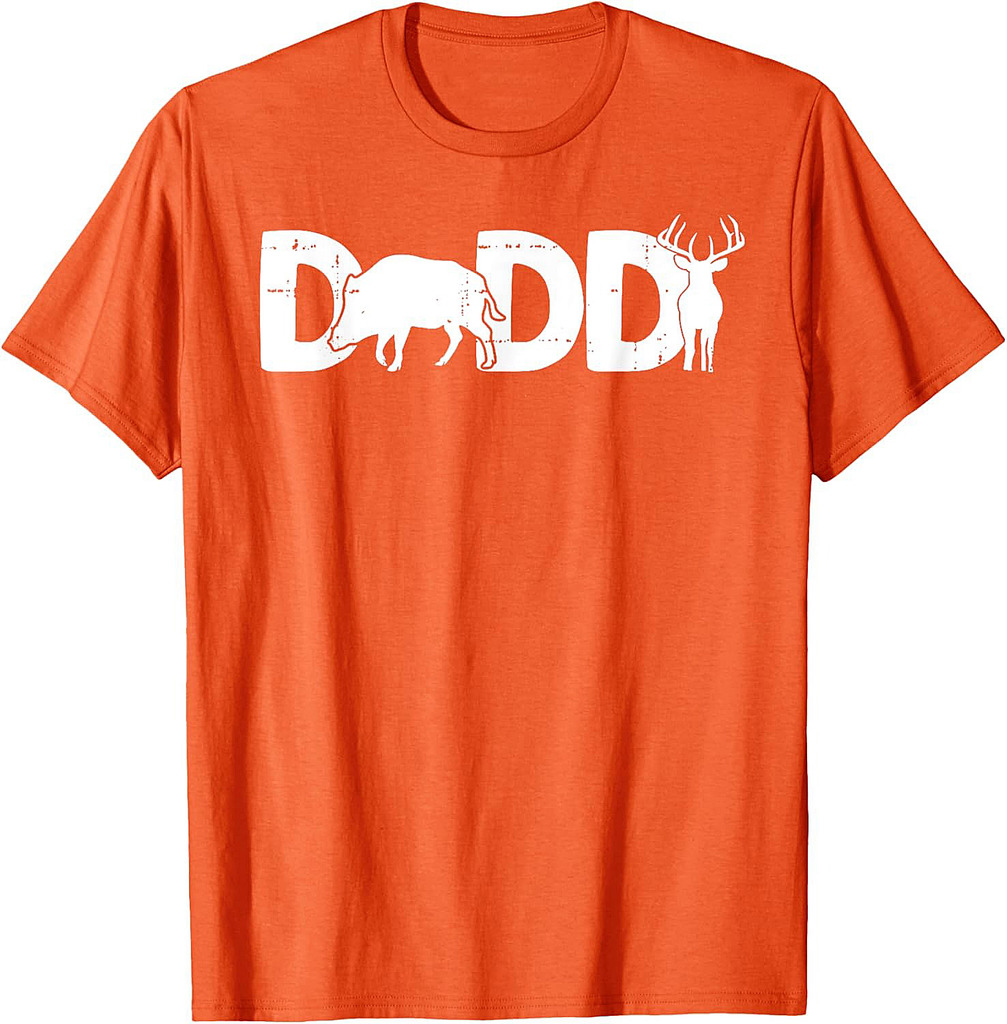 Hunting Daddy with Deer Boar for Dad Hunter Father's Day T-Shirt