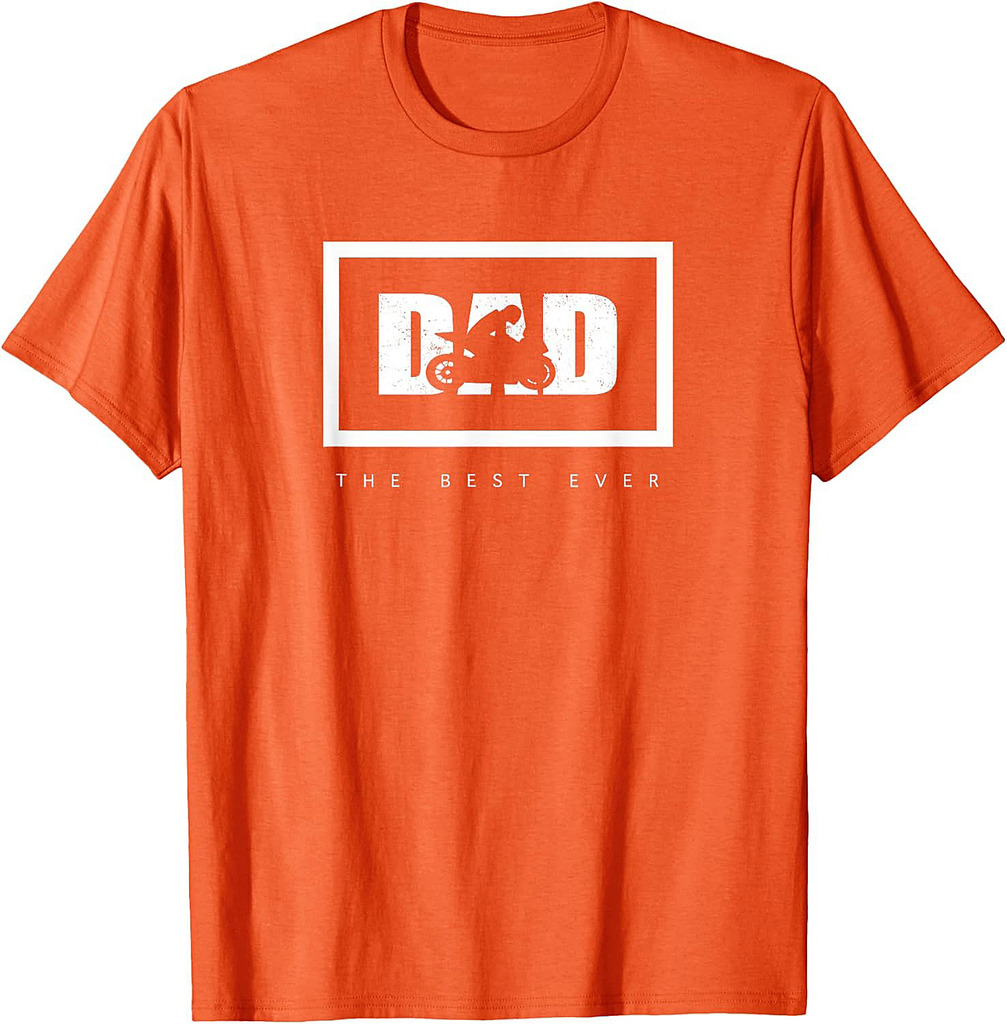Cool Biker Design For Dad Men Motorcycling Motorcycle Biker T-Shirt