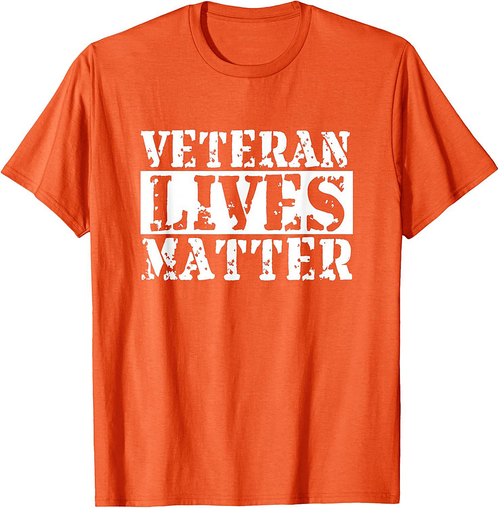 Veteran Lives Matter 22 A Day Military Vet Awareness T-Shirt