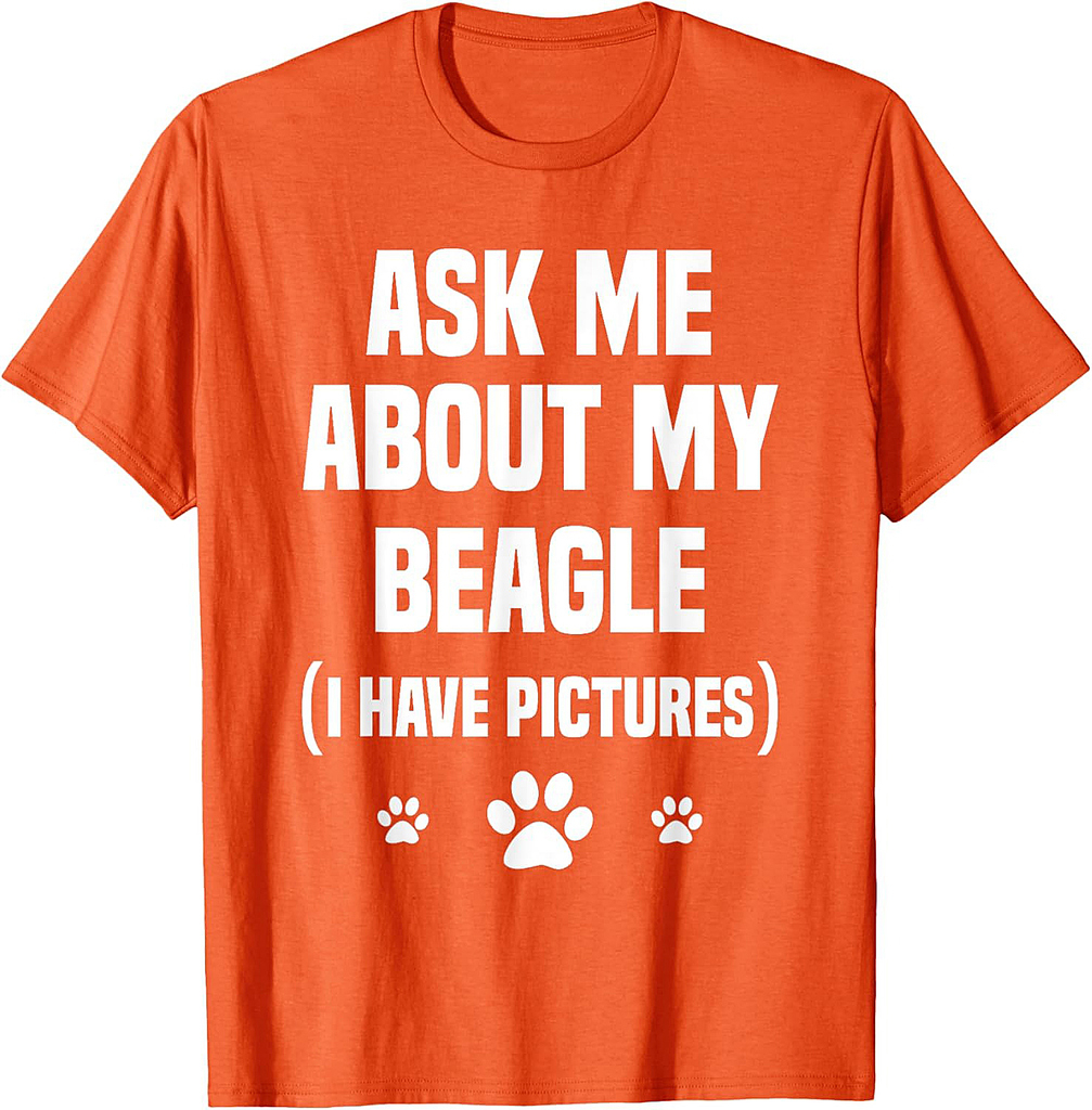 Beagle Small Scent Dog Hunting Pet Owner Breeder Paw T-Shirt