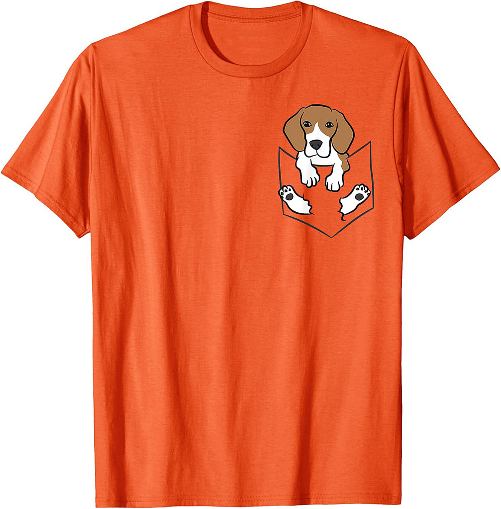 Beagle Dog In The Pocket Cute Pocket Beagle T-Shirt